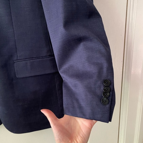 Kenneth Cole Navy Suit Blazer Jacket sz 42R - Picture 6 of 13